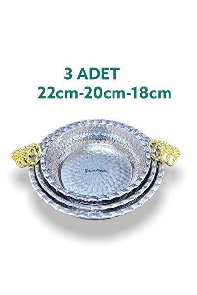 Doğuş Mutfak Bakır Görünümlü Alüminyum Yumurta Sahanı & Omlet Tava Seti 3'lü ...