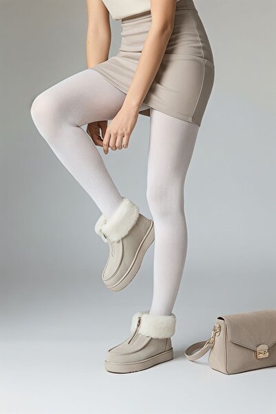 Adım Dünyası Women's Plush-Lined Winter Boots – Non-Slip Sole, Ultra-Light, W...