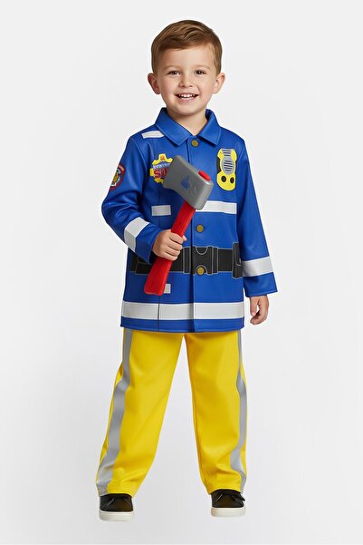 Rubies زي رجل الإطفاء سام، متعدد الألوان