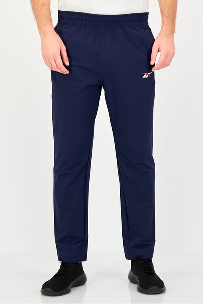 Reebok بنطال رياضي مناسب للتدريب للرجال، أزرق داكن