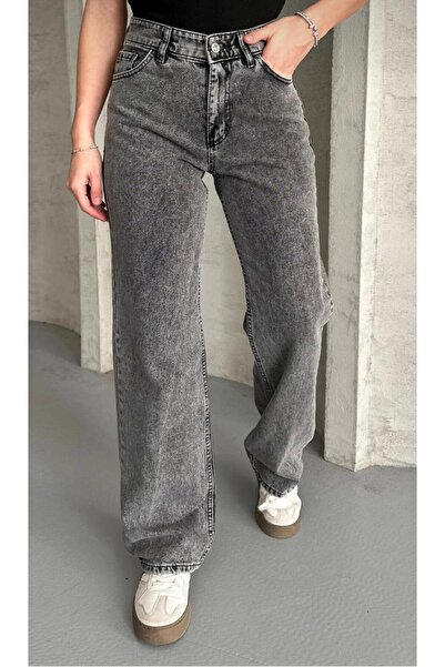 jsshop collection New Season High Waist Loose Wide Leg Women's Palazzo Jeans