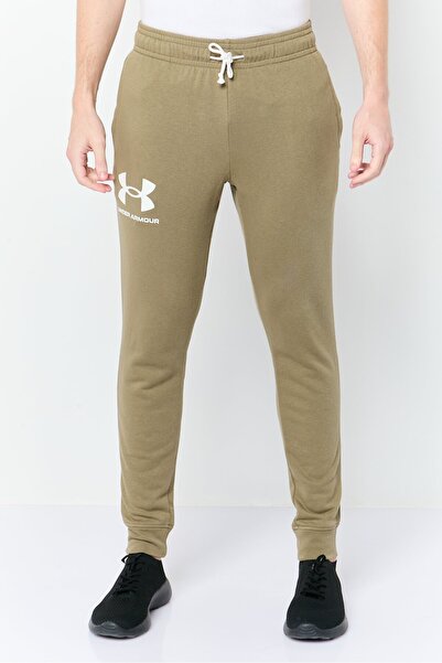 Under Armour Men Fitted Fit Training Sweatpants, Olive