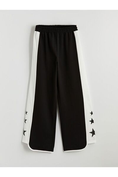 LC Waikiki Φούτερ για κορίτσια LCW Kids Wide Leg Star με τύπωμα