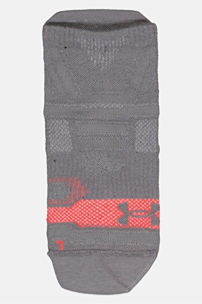 Under Armour زوج واحد من جوارب نسائية رمادية اللون بشعار العلامة التجارية