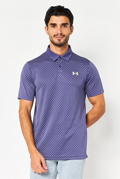 Under Armour Men Loose Fit Short Sleeve Training Polo Shirt, Multicolor