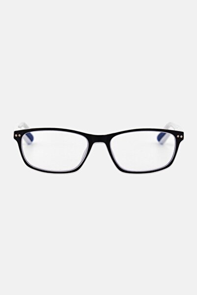 A & A Glasses Men WR-S6910S Rectangular Reading Glasses, Black