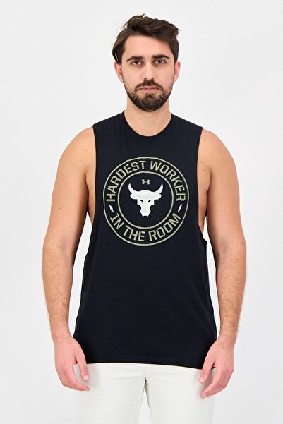 Under Armour Men Loose Fit Sleeveless Training Top, Black