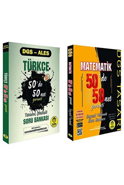 tasarı eğitim yayınları 2026 DGS 50 de 50 Sayısal Sözel Kazandıran Set