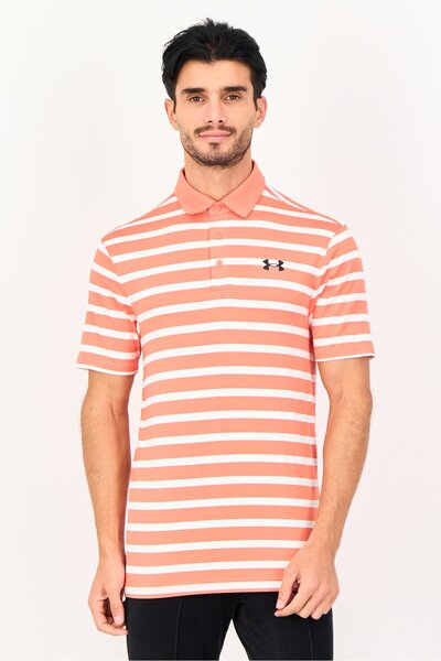 Under Armour Men Loose Fit Short Sleeve Playoff Golf Polo Shirt, Multicolor