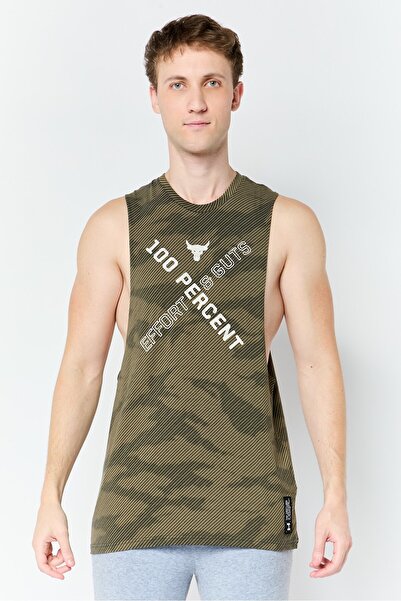 Under Armour تيشيرت رياضي رجالي بدون أكمام للتدريب، متعدد الألوان