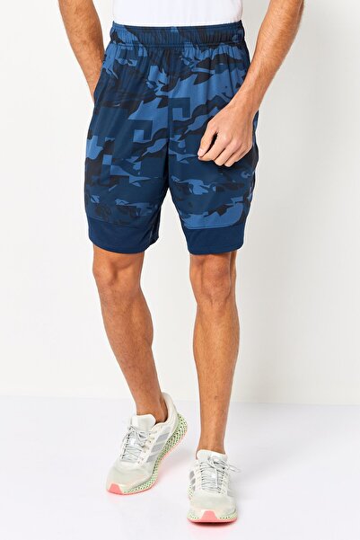 Under Armour Men Loose Fit Camouflage Running Shorts, Multicolor