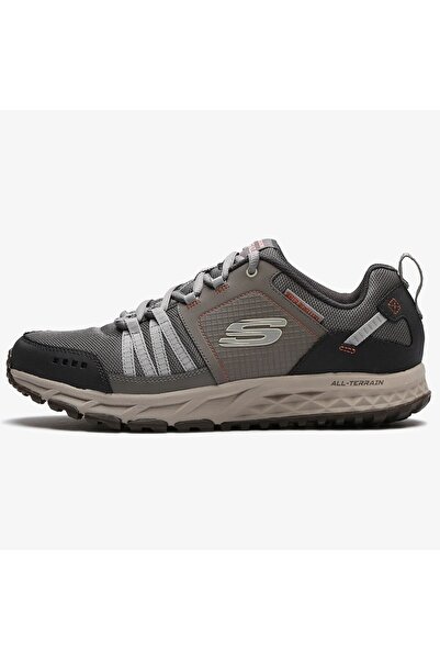 SKECHERS Escape Plan Trail Leather Memory Foam Mens Outdoor Shoes Hakiki Deri...