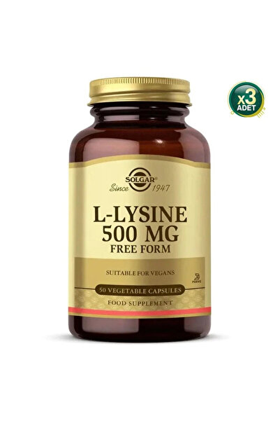 Solgar L-lysine 500 Mg 50 Kapsül 3 adet