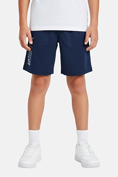Under Armour Kids Boy Drawstring Training Shorts, Navy