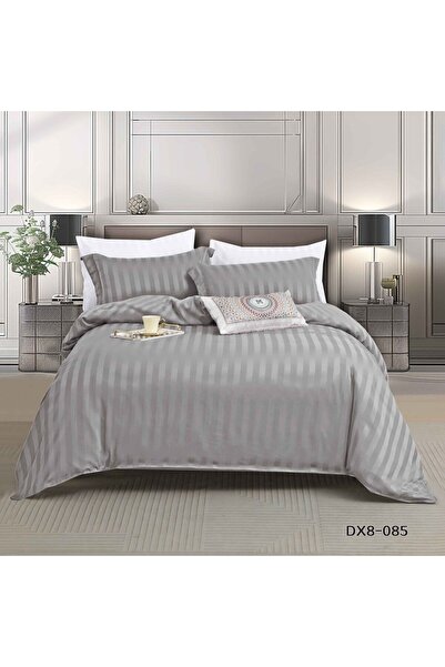 lumixauto Bed Linen for 1 Person, Deluxe Damask with Elastic