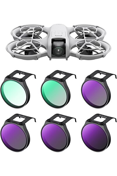 K&F CONCEPT مجموعة فلاتر ND و CPL متوافقة مع DJI NEO، عبوة من 6 قطع