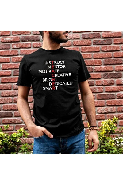 JANES Tricou oversize cu imprimeu unisex cu guler rotund - negru