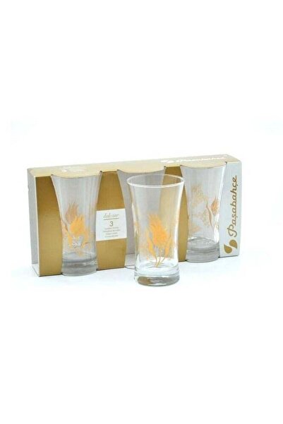 Pasabache LALEZAR 300cc Tumbler – 3-Piece Elegant Glass Set