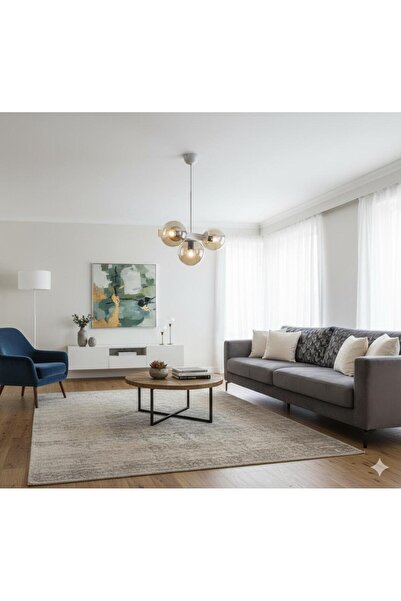 BİAVİZE 3LÜ BEYAZ CAMLI MODERN AVİZE