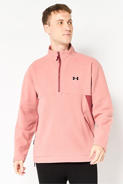 Under Armour Men Sportswear Fit Long Sleeve Outdoor Sweatshirt, Peach
