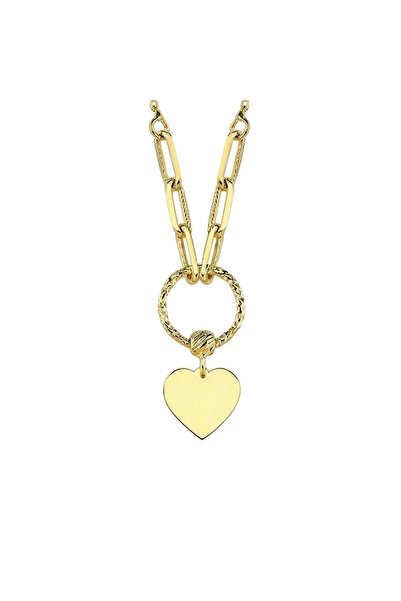 H.M Hakan Mücevherat Kalpli Minimal 14 Ayar Altın Kolye