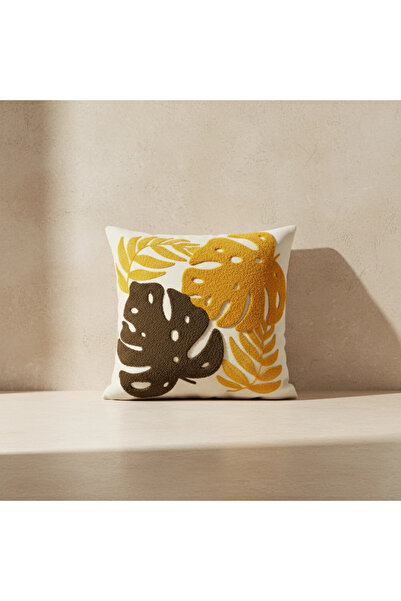 Shopyteks Tera Bohemian Punch Embroidered Throw Pillow Cover (Without Inner F...