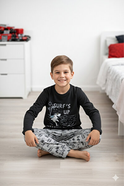 DOMİKİDS Детски пижамен комплект с дигитален принт