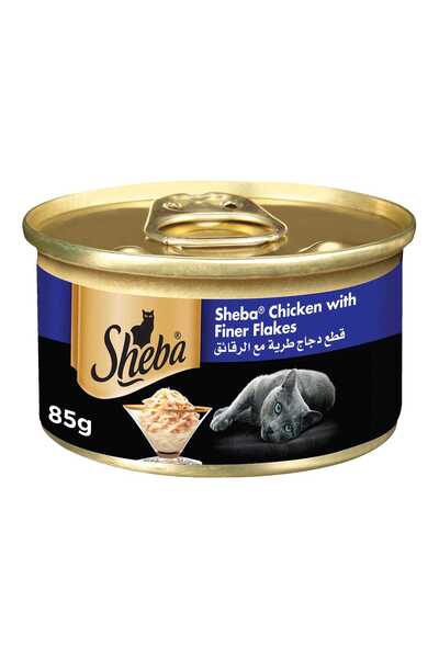 SHEBA Chicken With Finer Flakes Cat Food Tender, Nutritious Gourmet Meal for Adult Cats 1+