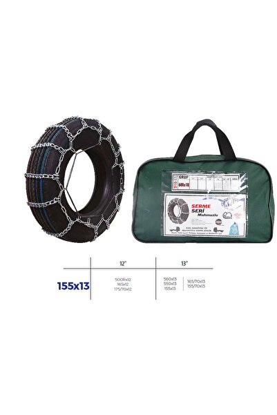 KNK SPTRNS PATİNAJ ZİNCİRİ BİNEK VE HAFİF TİC.ARAÇ SERME 12-13 JANT 560x13 Zİ...