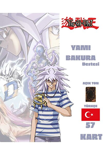 Cakmak Oyun Dukkani Yu-Gi-Oh! Türkçe Yami Bakura Destesi 57 Yugioh Kartı