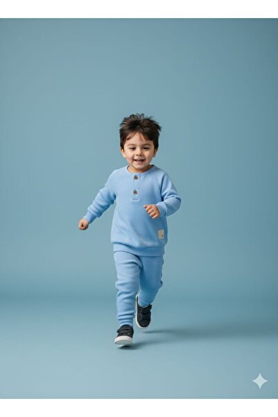 BOBBY JR KİDSWEAR Children's Suit with Thessaloniki Patch