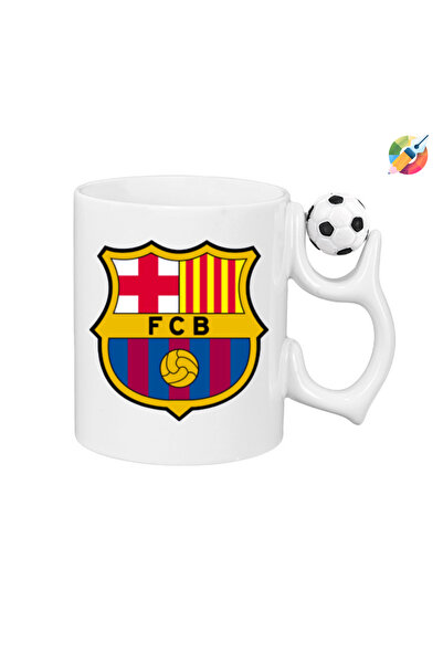CERCİBAZAAR Printed Cup with Barcelona Logo