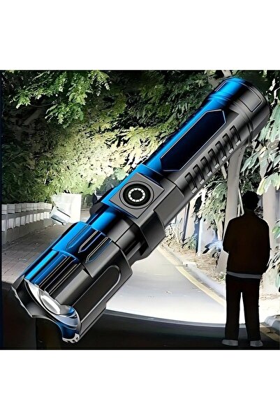 Generic Multi-Function Tactical Flashlight (with Magnifier, Whistle, Window B...