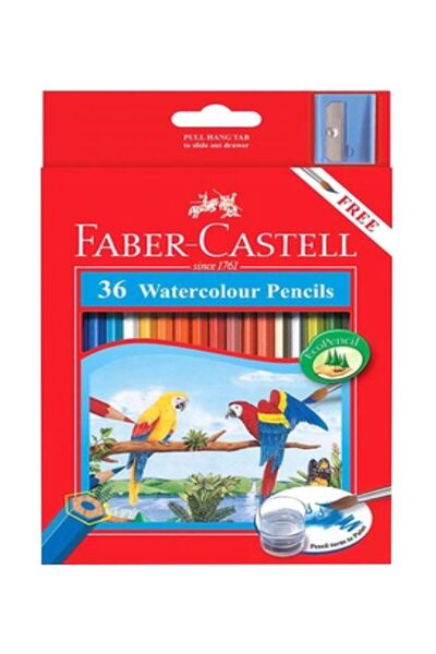 Faber Castel FABER-CASTELL 36-Piece Water Colour Pencils Multicolour