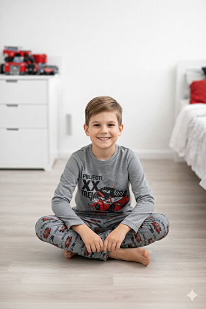 DOMİKİDS Детски пижамен комплект с дигитален принт