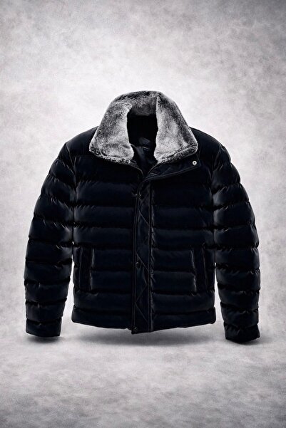 BASEL.CO Premium Fur Detail Puffer Coat