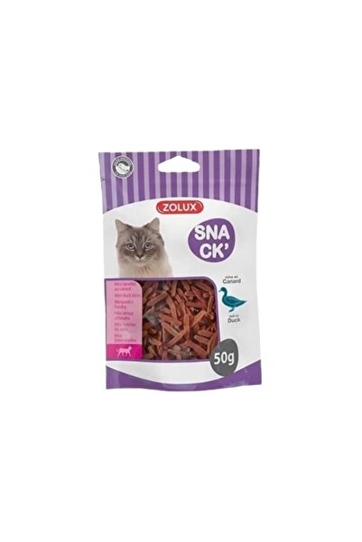 Zolux زولكس مكافات شرائح البط للقطط 50g