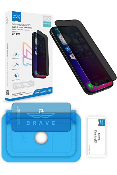 Brave Guard Privacy Screen Protector For iPhone 17 Pro Max 6.9"