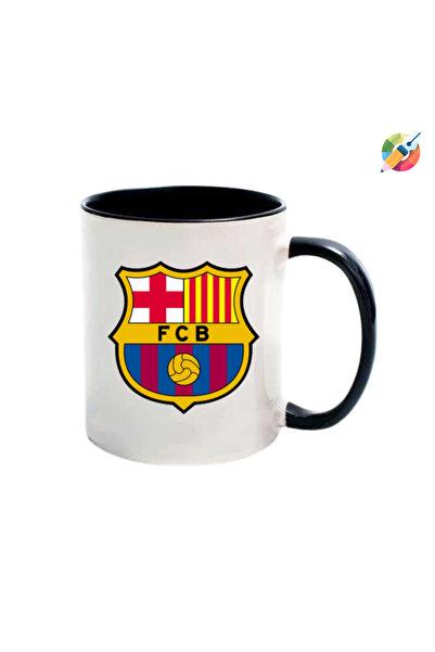 CERCİBAZAAR كأس مطبوع مع شعار برشلونة