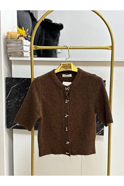 Bisou Yumoş kısa kollu triko kazak