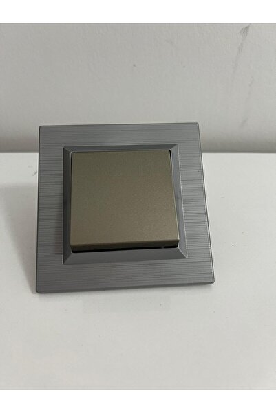 GenelTedarik Ovivo Switch Including Frame (Quantum Frame) Anthracite Switch