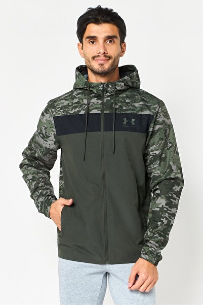 Under Armour Men Loose Fit Camouflage Long Sleeve Outdoor Jacket, Multicolor