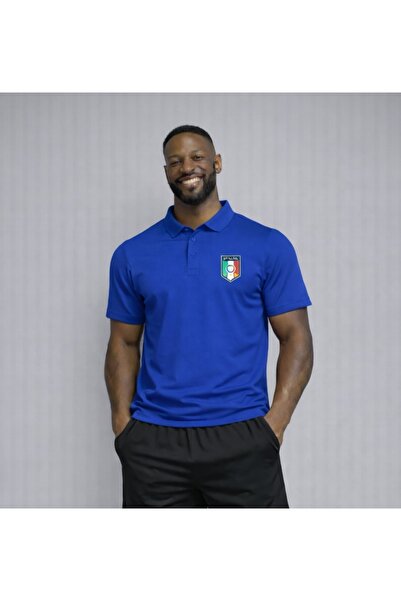 NOFLEN Men's Italy Printed Polo Neck T-Shirt