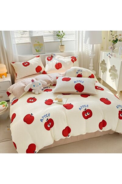 lumixauto Crepon Bed Linen for 1 Person, 4 Pieces