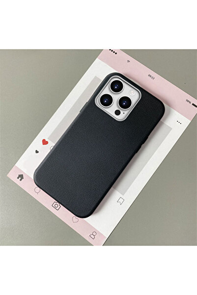 ucuc جراب سيليكون أسود متوافق مع آيفون 15 برو، يحمي الكاميرا ويمازح الصدمات