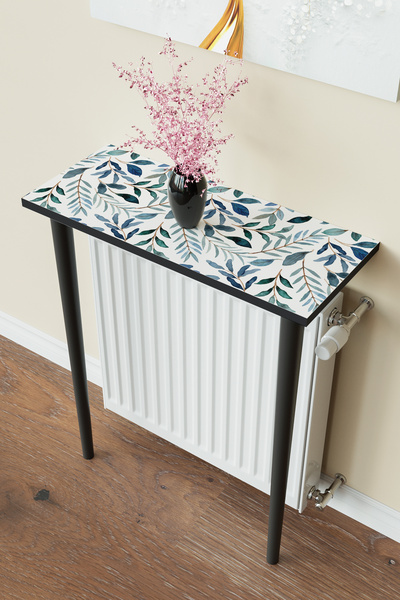 Hediyeler Kapında "Blue Garden" Petek Üstü Raf Modern 2 Ayaklı Dresuar Kalori...