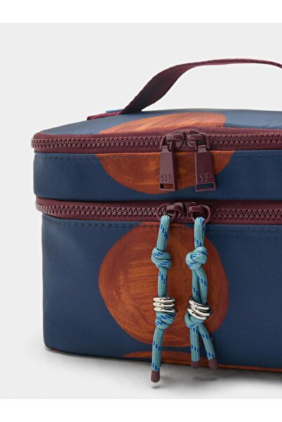 PARFOIS Desenli Teknik Kumaş Çok Amaçlı Çanta