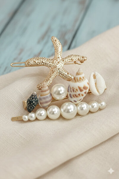 Tamsenlik Sea Shell Starfish Figured 3-Piece Buckle Set