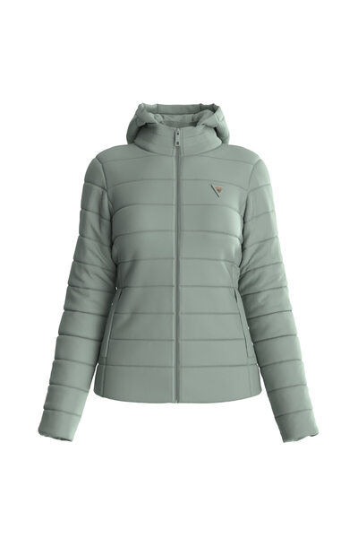 Guess Kadın Yeşil Şişme Mont