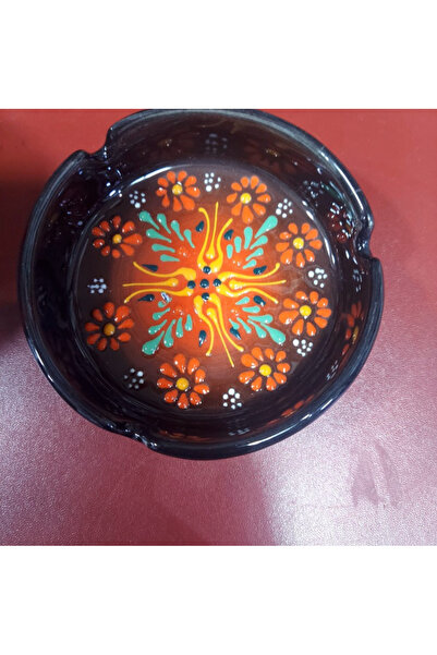 esdekor Large ashtray diameter 10cm height 4cm ceramic handmade 1 piece